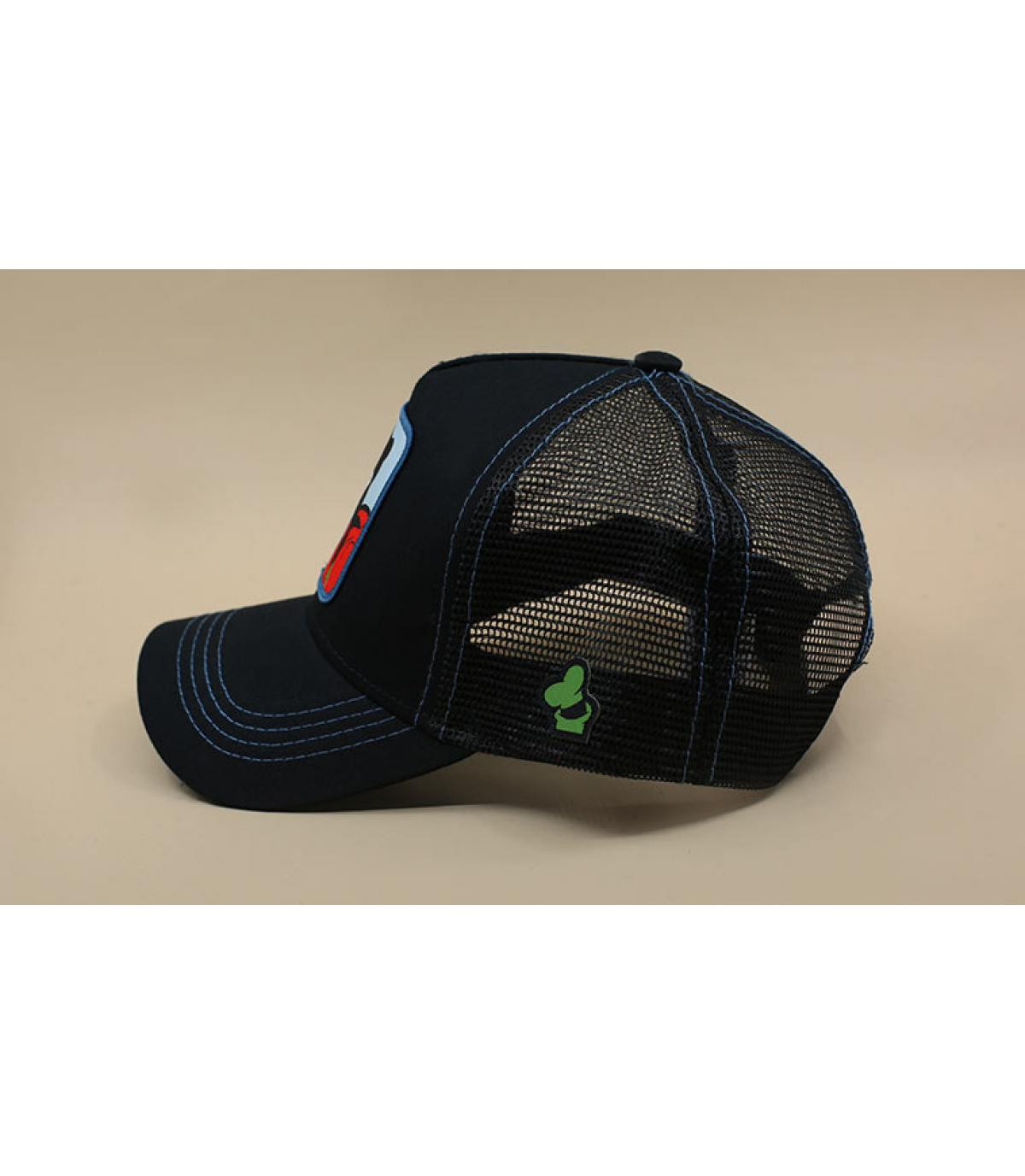 Capslab Cappellino trucker Dingo nero Capslab Cappellino trucker Dingo nero
